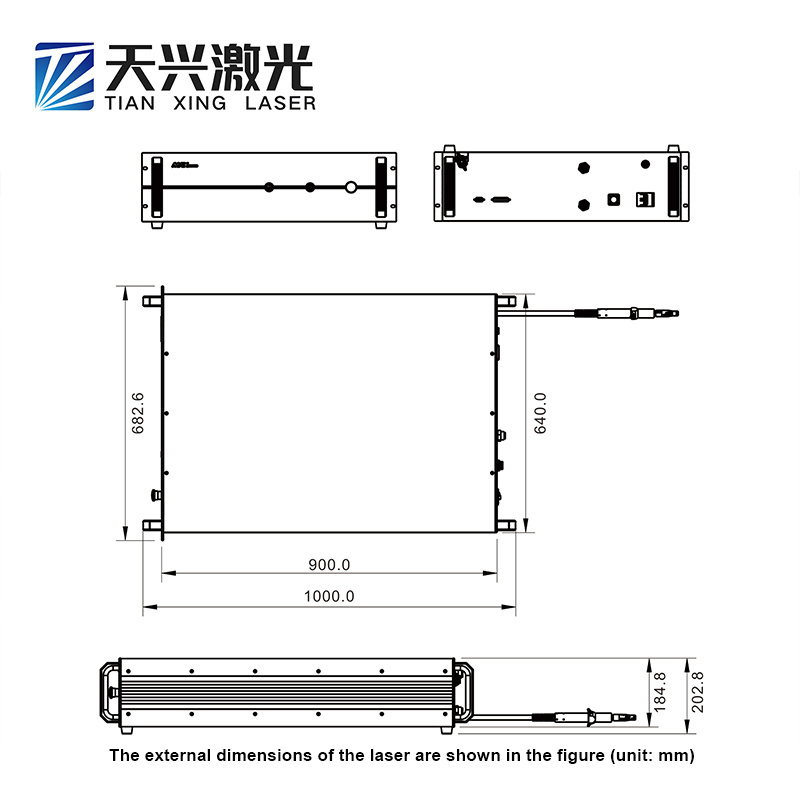 MFPT-500W pulse width adjustable pulse fiber laser