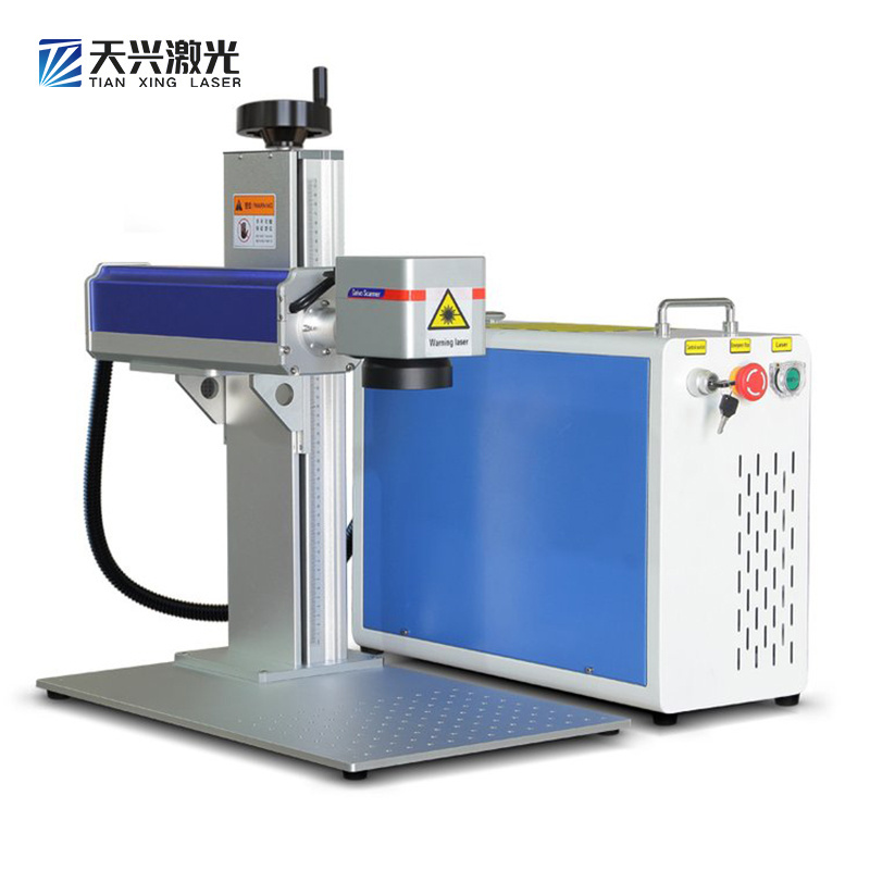 Handheld portable fiber laser marking machine Metal plastic milk powder can lettering u disk mold radium engraving machine