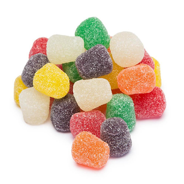 Wholesale Halal Fruit Flavor Sweet GumDrops Pectin Soft Gummy Candy