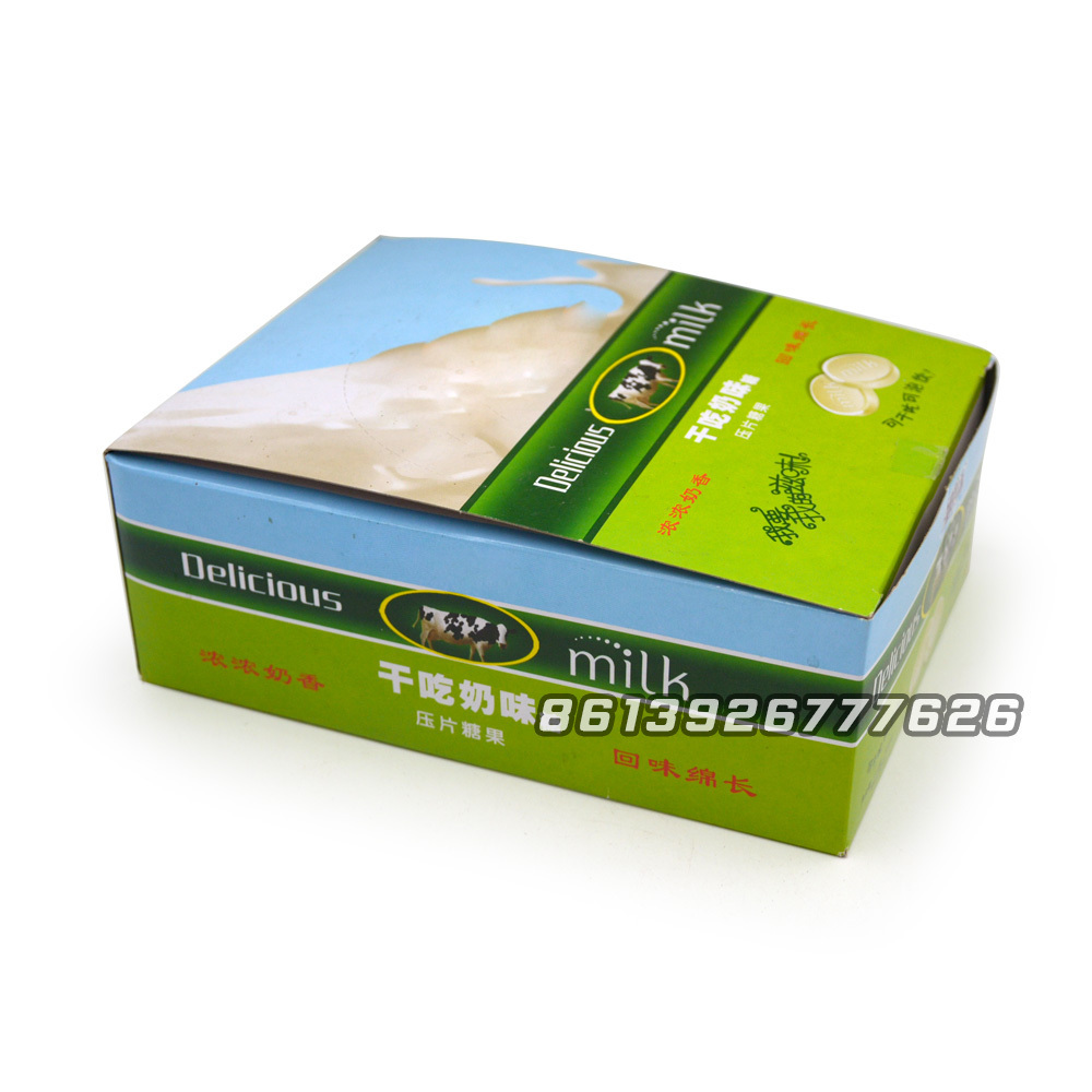 OEM milk flavor dry cow milk tablet candy tablet