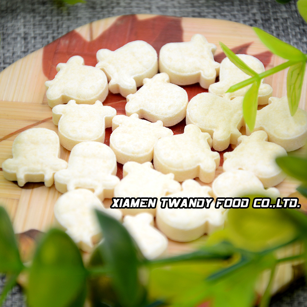 Healthy Milk Tablet Candy with Cartoon Head Shape of Cow