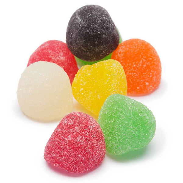 Wholesale Halal Fruit Flavor Sweet GumDrops Pectin Soft Gummy Candy