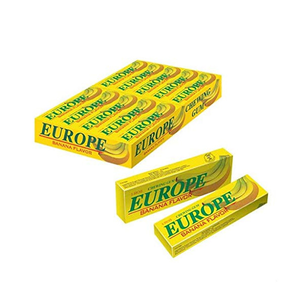 wholesale custom banana flavor stick chewing gum