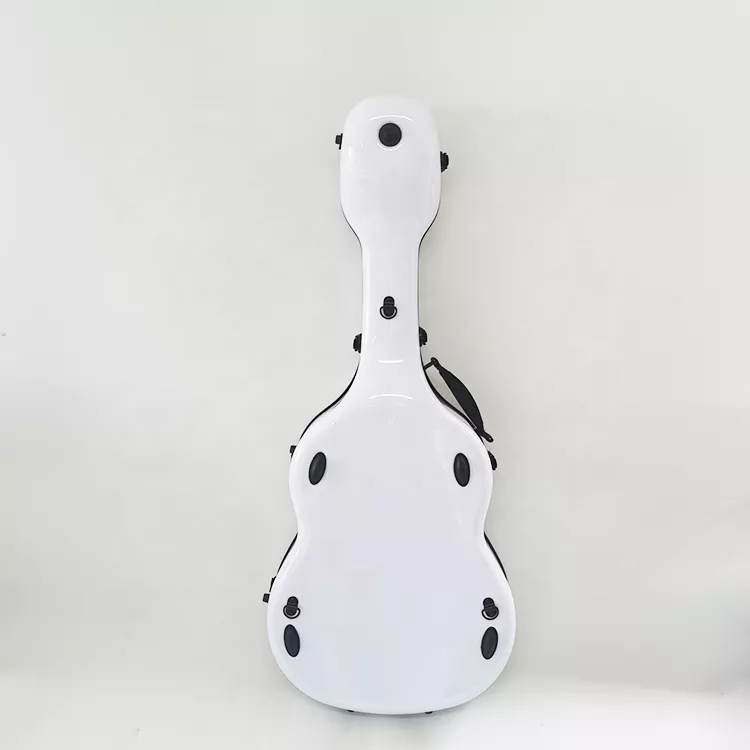 High Quality Custom Colorful Shaped Classical Acoustic Fiberglass Hard Guitar Case