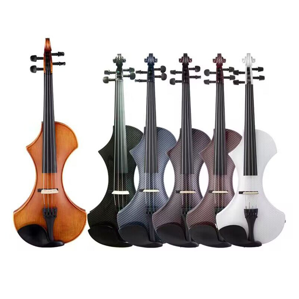 Factory Wholesale Professional Grade Sound Quality Electric Violin Solid Spruce 4/4 Student Electric violin