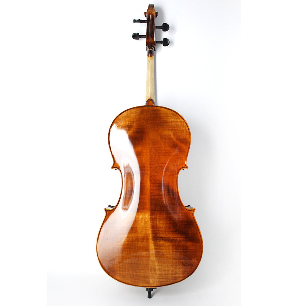 High Quality Handmade Varnish Maple Cello Natural Flamed Antique Cello TL013