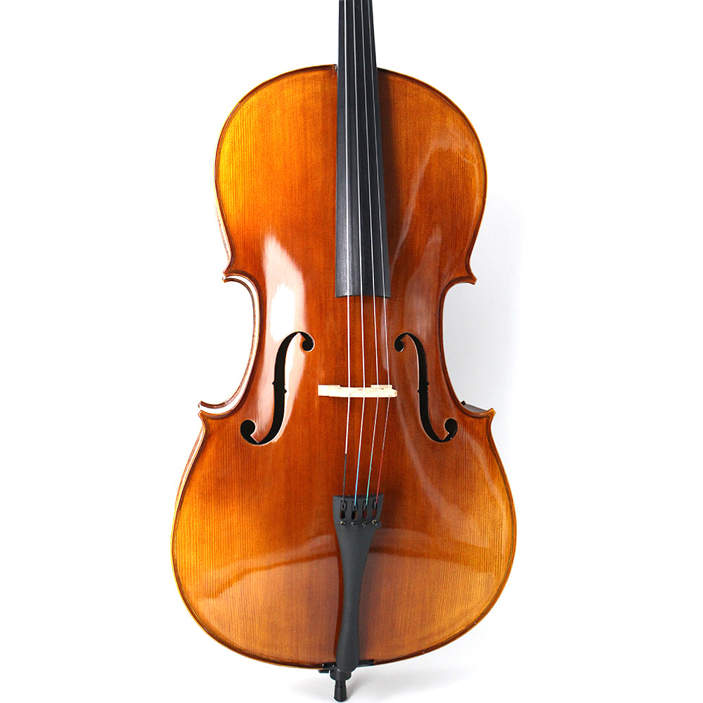 High Quality Handmade Varnish Maple Cello Natural Flamed Antique Cello TL013