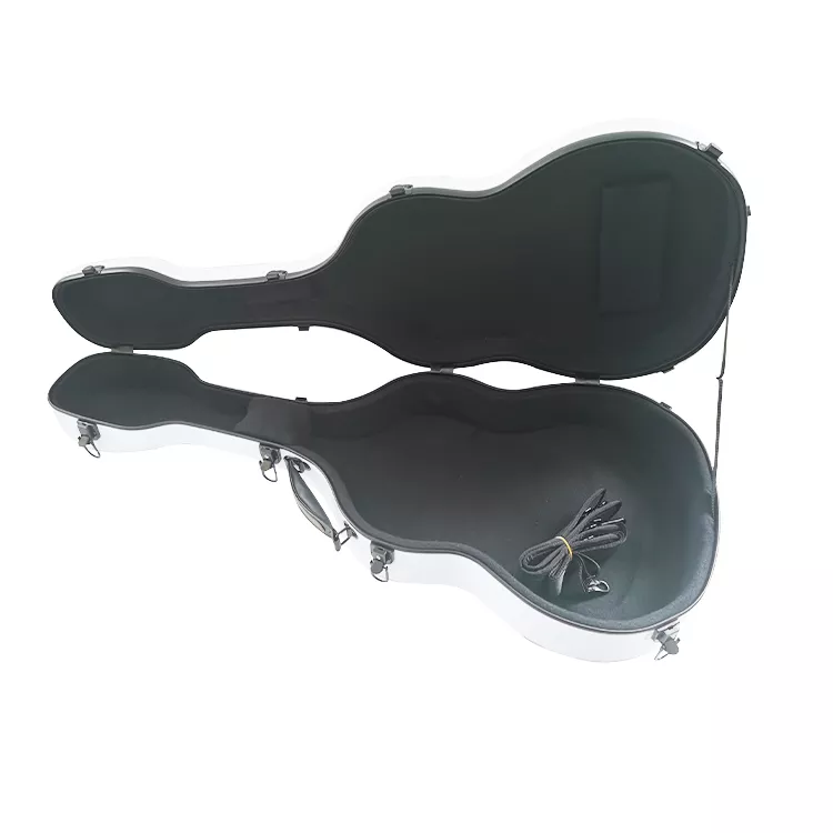 High Quality Custom Colorful Shaped Classical Acoustic Fiberglass Hard Guitar Case