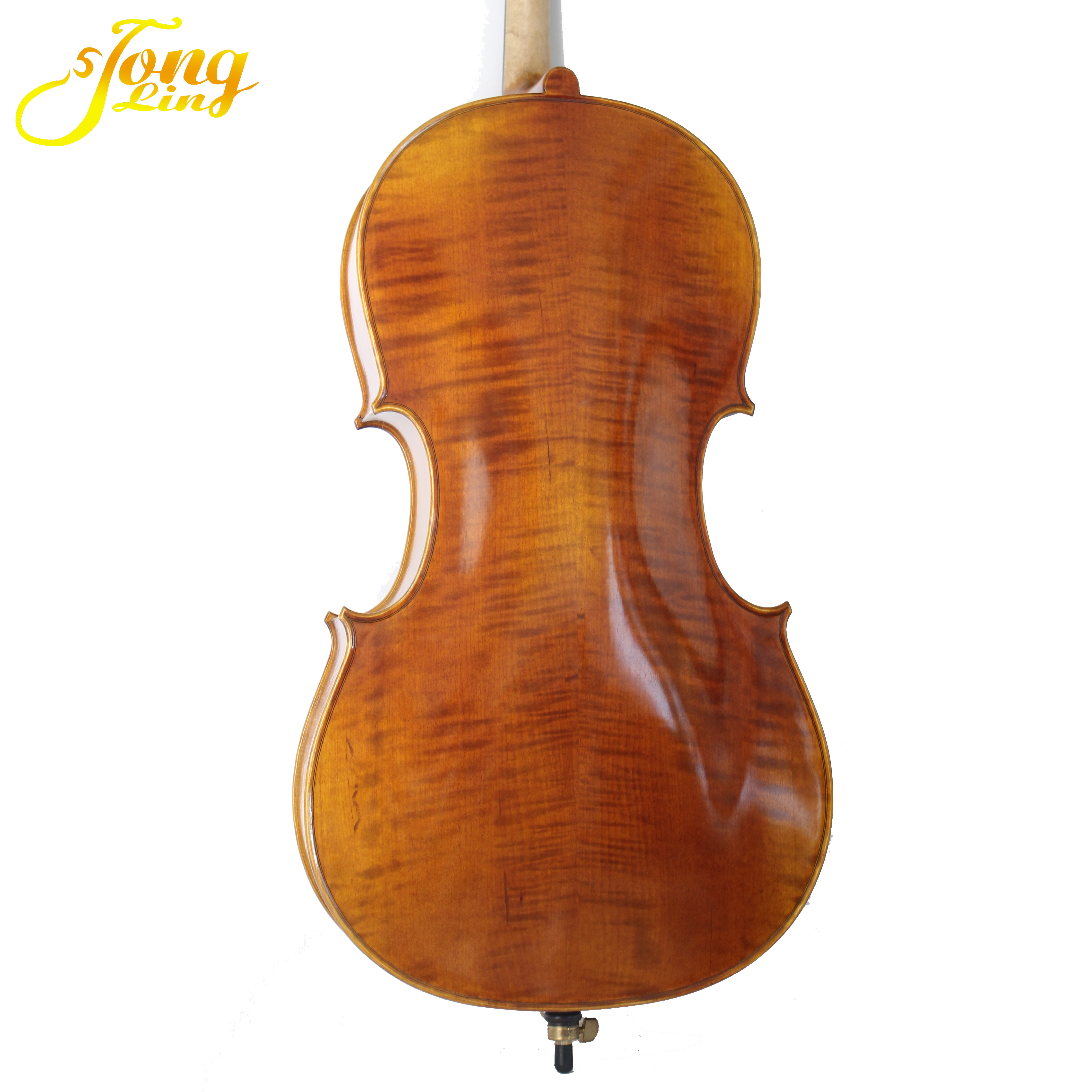 Musical Instruments  High grade flamed maple Professional  Antique Cello