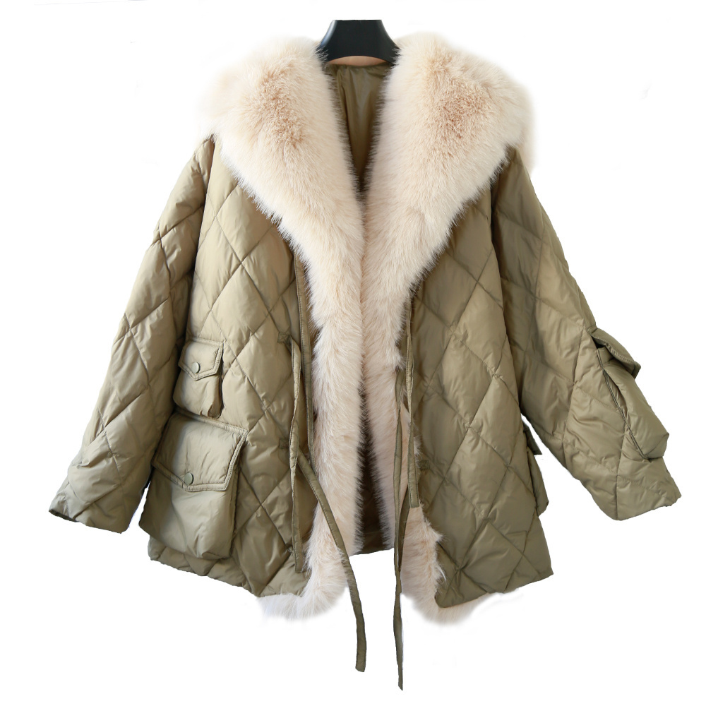 Popular Fashion Faux Fur Coats And Jackets Long Sleeve Faux Fur Women's Down Coats