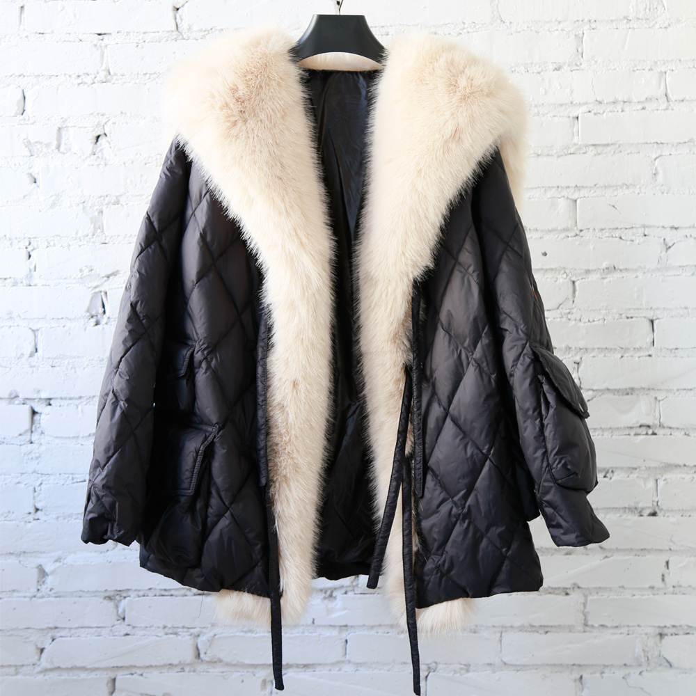 Popular Fashion Faux Fur Coats And Jackets Long Sleeve Faux Fur Women's Down Coats