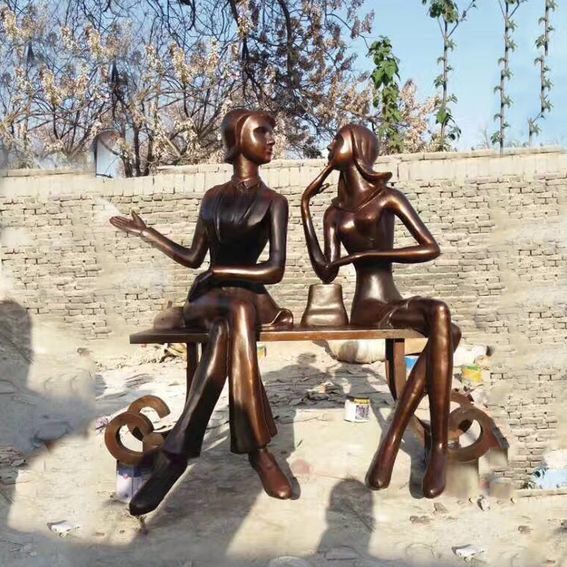 Custom Woman Garden Outdoor Cast Bronze Sculpture Bronze Sculpture Women Bronze Lady Statue