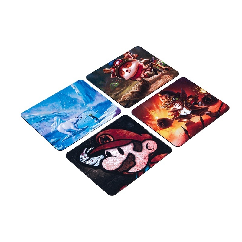 Wholesale Sublimation Custom Design Mousepad White Printed Non Slip Eco Friendly Gaming Natural Rubber Mouse Pads