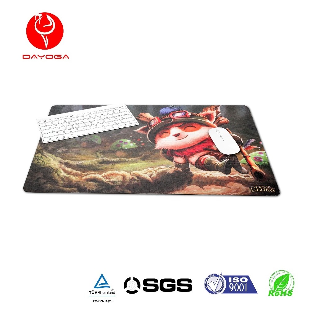 2022 Locking Edge Fancy Printing Rubber Mousepad, Comfortable Feel Mouse Mat For LOL Non Slip large Gaming mouse pads