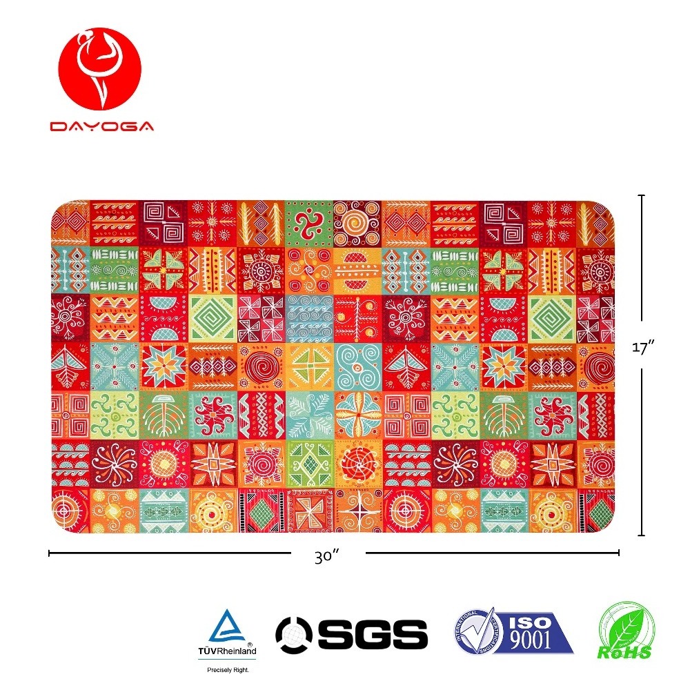 Natural Rubber Printed Doormat Factory Good Price Natural Rubber Printed Floor Mat For Home Entrance Absorbent Eco Friendly Mat