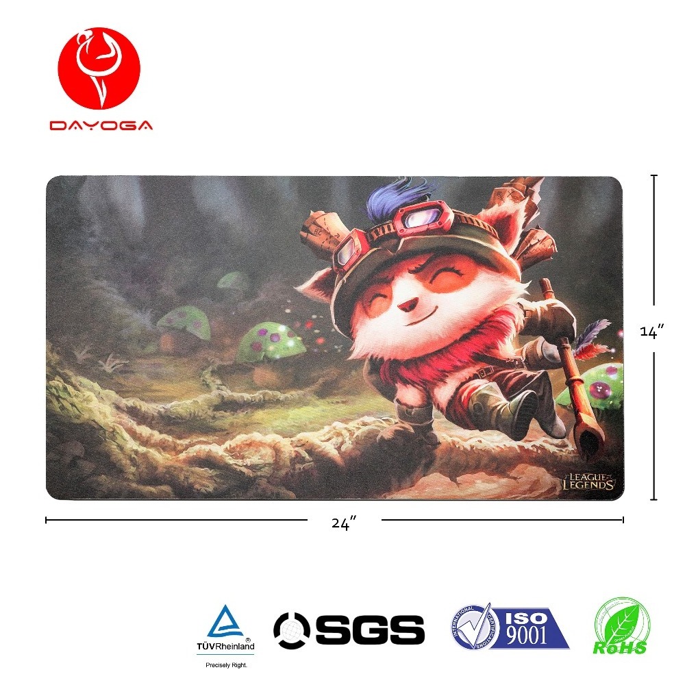 2022 Locking Edge Fancy Printing Rubber Mousepad, Comfortable Feel Mouse Mat For LOL Non Slip large Gaming mouse pads