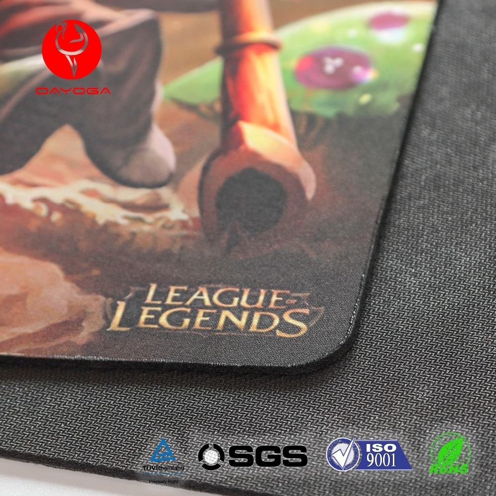 2022 Locking Edge Fancy Printing Rubber Mousepad, Comfortable Feel Mouse Mat For LOL Non Slip large Gaming mouse pads