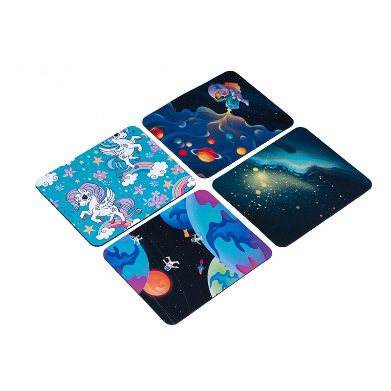 Wholesale Sublimation Custom Design Mousepad White Printed Non Slip Eco Friendly Gaming Natural Rubber Mouse Pads