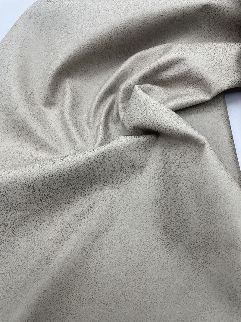 Low Moq  fast delivery bronzed fabric leather like  faux suede upholstery fabric