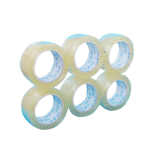 Best Price Waterproof Acrylic Packaging Tape Bopp Transparent Super Clear Big Roll Packing Tape For Sealing Carton Box