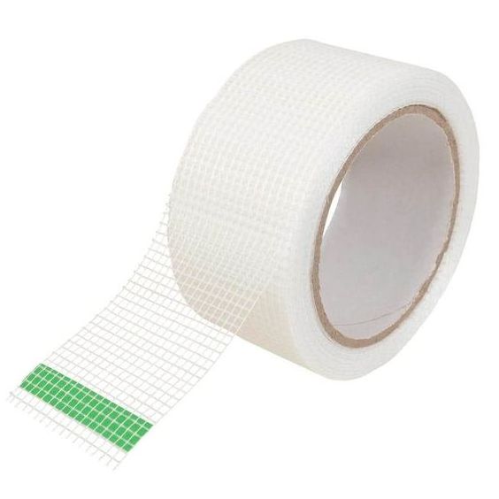 Fiberglass Prefabricated Woven Fiber Glass Scrim Joint Roll  self adhesive drywall plasterboard knauf joint scrim mesh repair