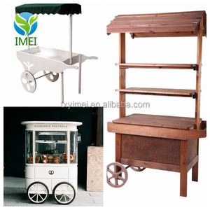 The restoring ancient ways retail candy wangon display wood cart