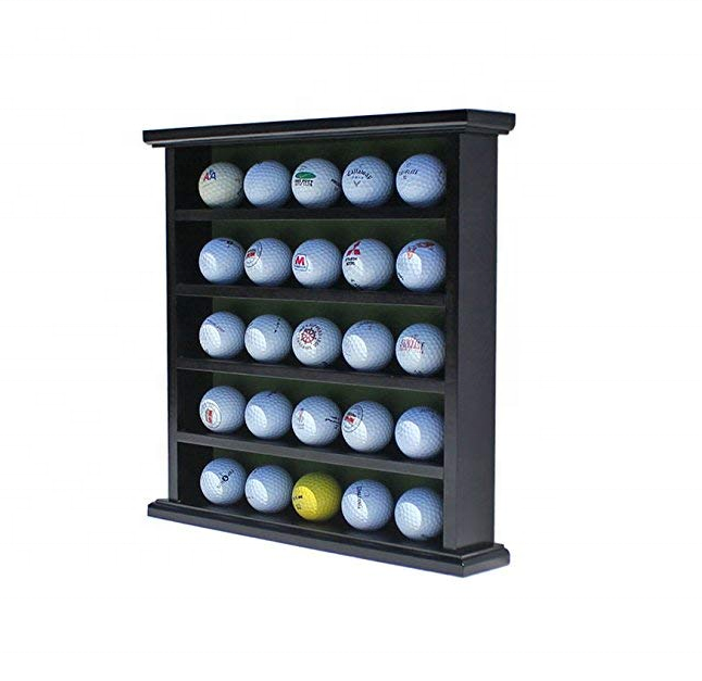 Wood Stand Custom Designed Wood Ball Case Golf Ball Display