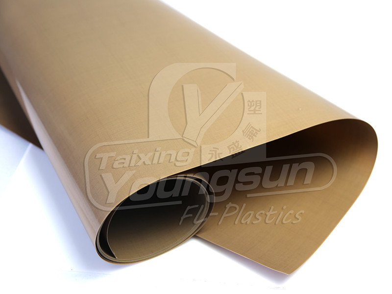 black anti static heat press sheet PTFE fabrics fiber glass fabrics nonstick heat resistant