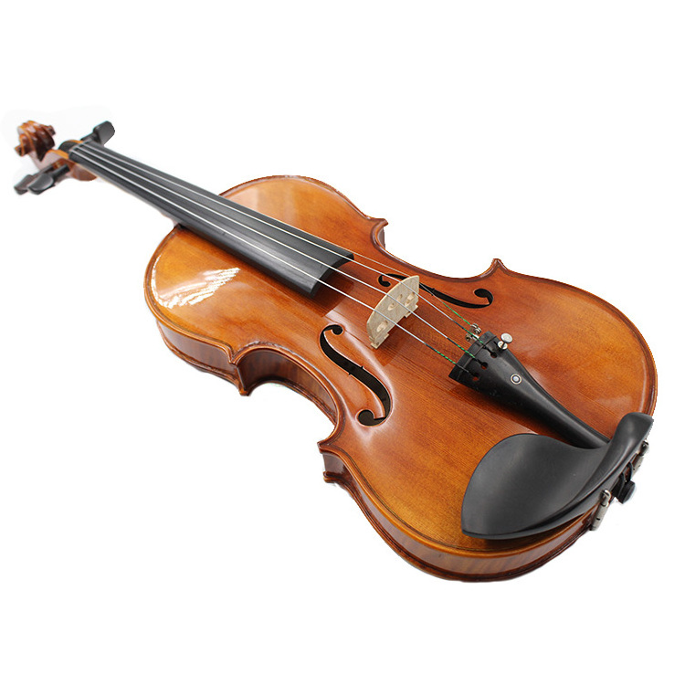 Hot sale professional oil painting violin nice flamed high grade handmade Made In China Low Price