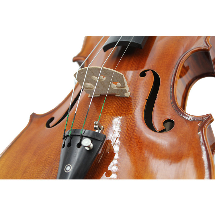 Hot sale professional oil painting violin nice flamed high grade handmade Made In China Low Price