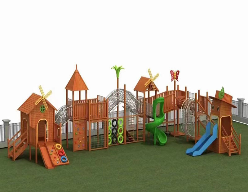 Wholesale Outdoor Playground Play Set Children wooden outdoor playground for kids