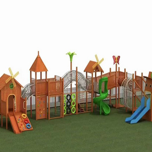 Wholesale Outdoor Playground Play Set Children wooden outdoor playground for kids