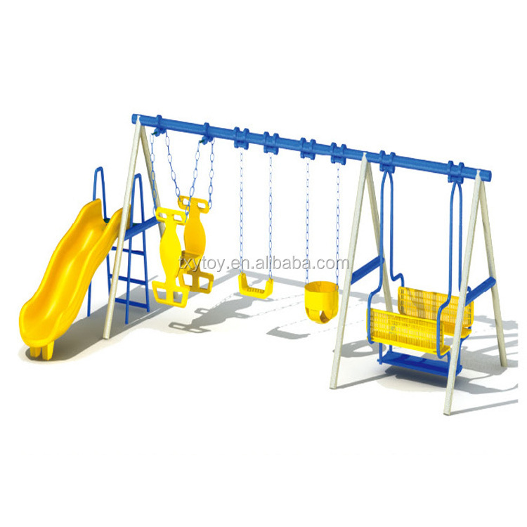 Amusement equipment outdoor playhouse wood swing set kids playhouse For Kids