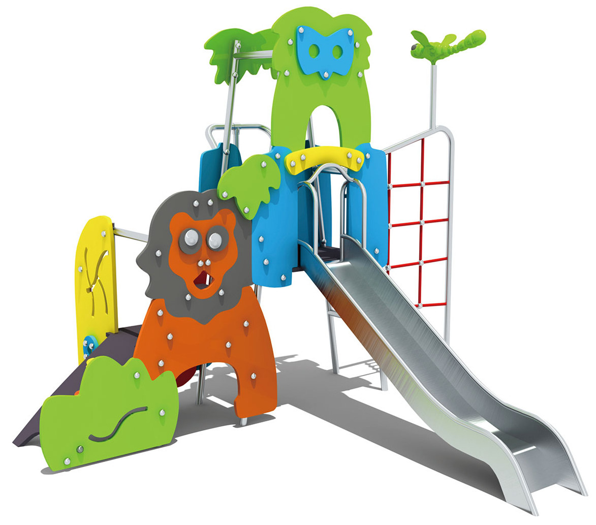 kids outdoor playground with stainless steel slide kids playground outdoor plastic slide