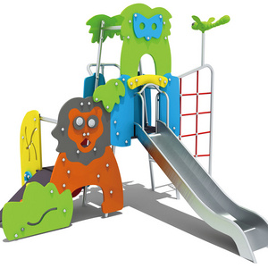 kids outdoor playground with stainless steel slide kids playground outdoor plastic slide