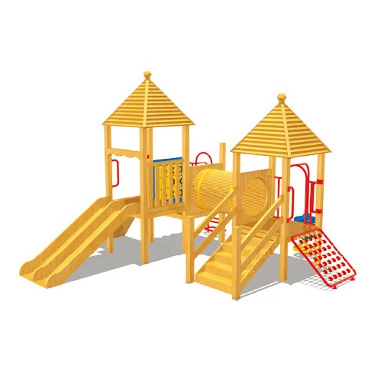 swing sets wooden playground outdoor kids plastic swing and slide set