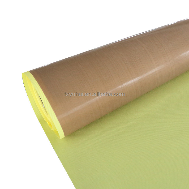 Chemical Resistant Non Stick Tefloning PTFE Glass Fiber Tape With Back Silicone Glue