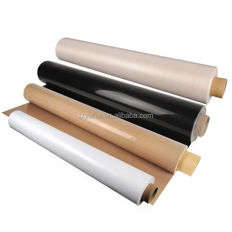 High temperature flame retardant ptfe sheet fabric roll tefloning ptfe coated fiberglass cloth