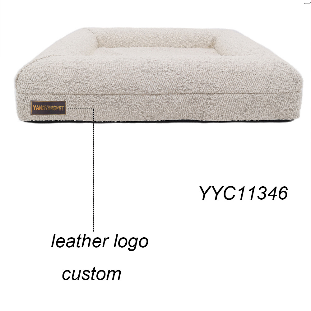 Yangyangpet Dog Bed for Large Dogs with Washable Removable Cover  Luxury Orthopedic Memory Foam dog-bed