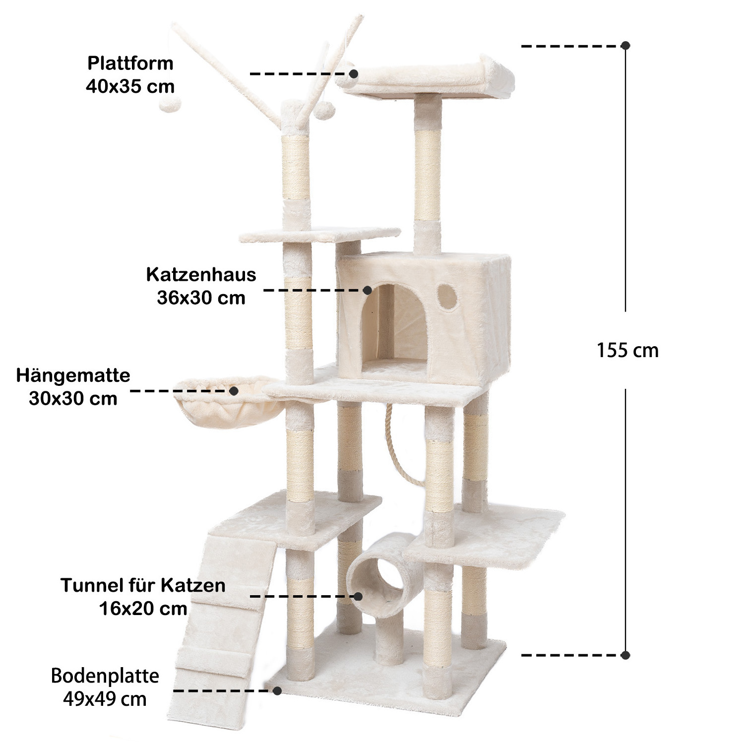 Customized Design Wooden Pet Condo Supplier Furniture Factory Toys Cat Wall Furniture Luxury Cat Scratcher Tree