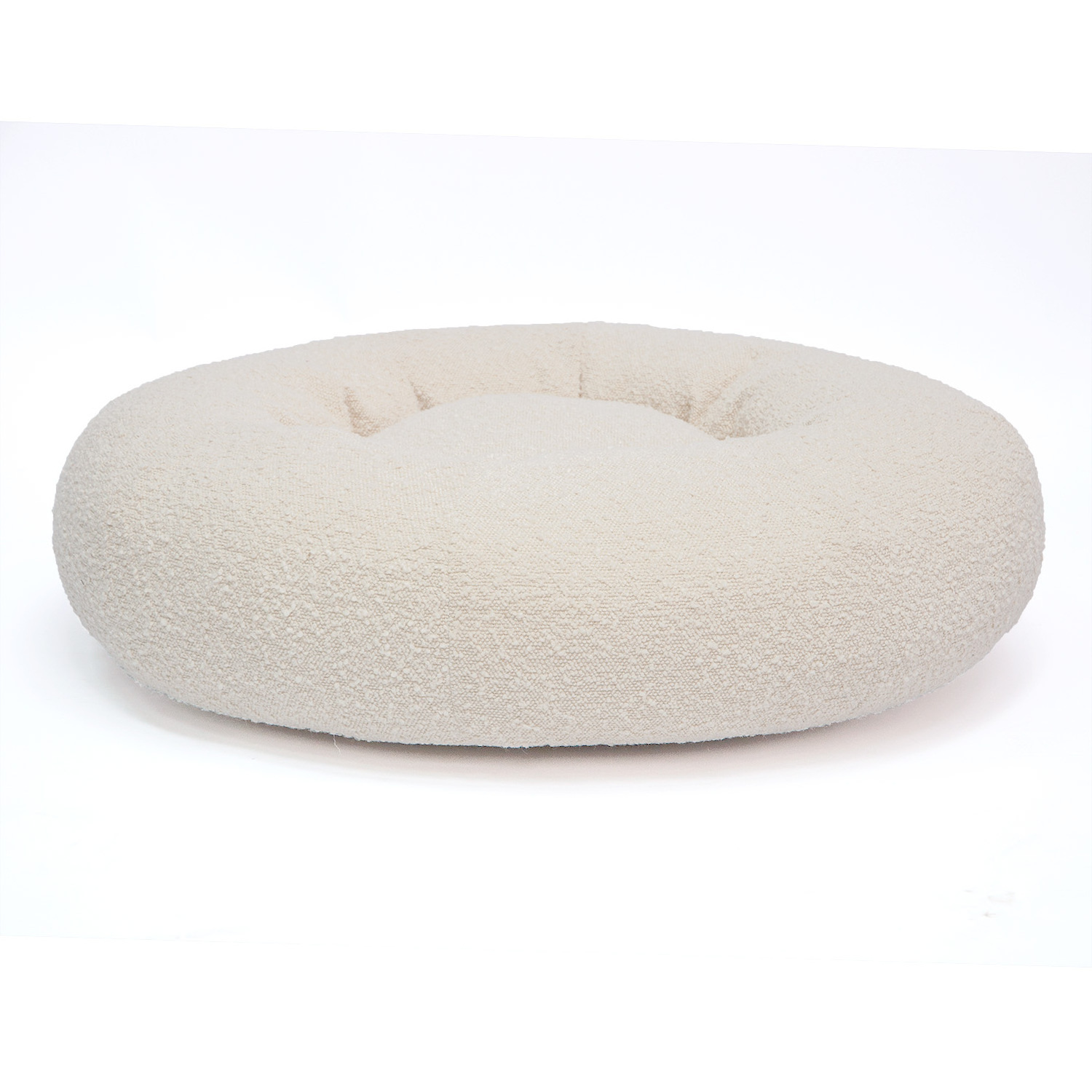 yangyangpet machine washable boucle round dog pet house bed