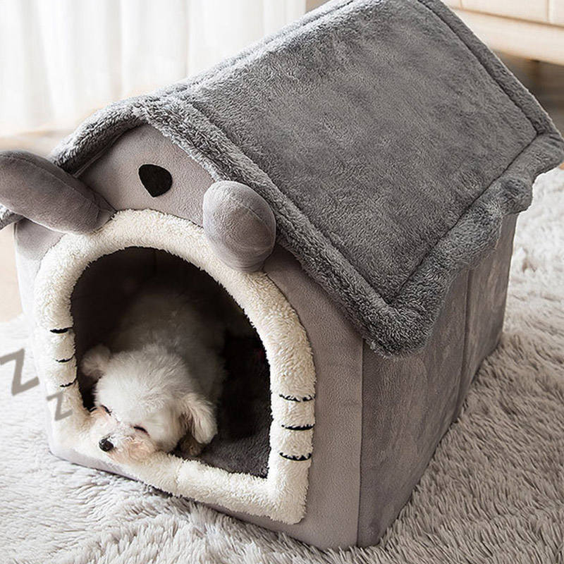 Multi Style Felt Cat Cave Bed Tent House Shelter Small Large Dog Bed Felt Pet Bed House For Dog