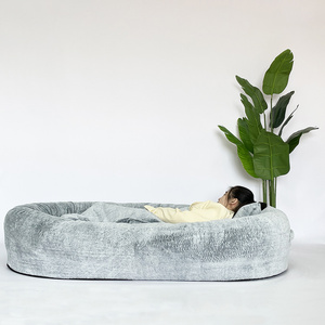 Yangyangpet plush soft safety orthopedic foam xxl giant human size dog bed pet bed for human