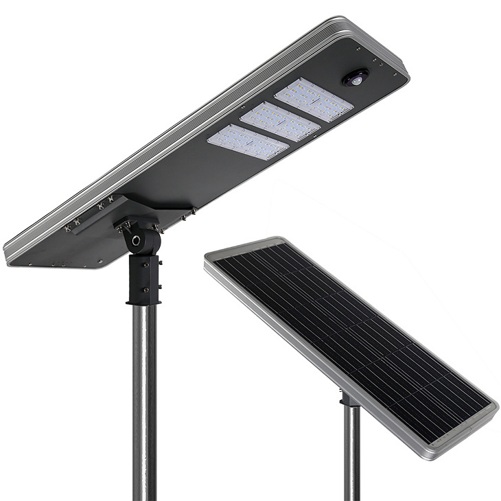 Outdoor all in one solar LED street light high power of 90w led solar street lights system with prices list