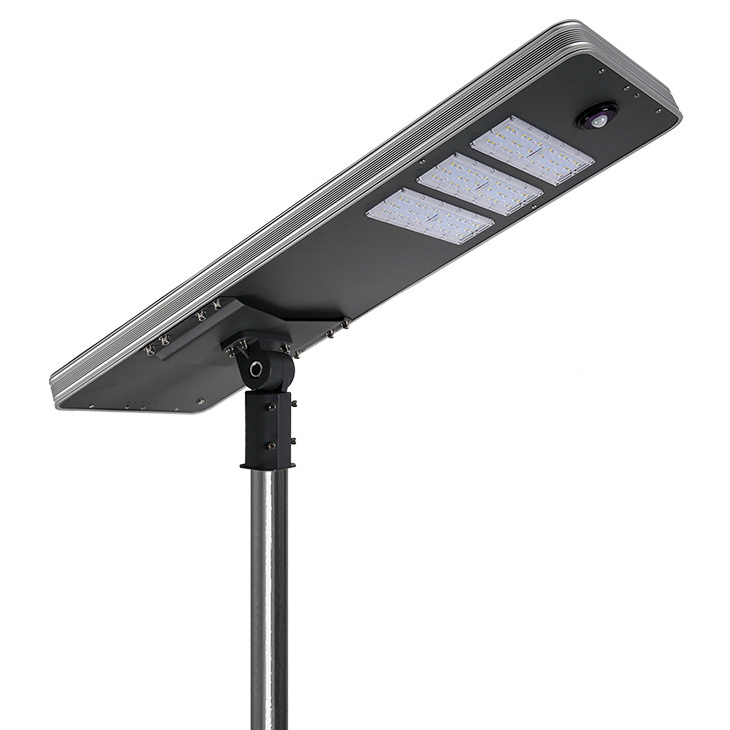 Outdoor all in one solar LED street light high power of 90w led solar street lights system with prices list