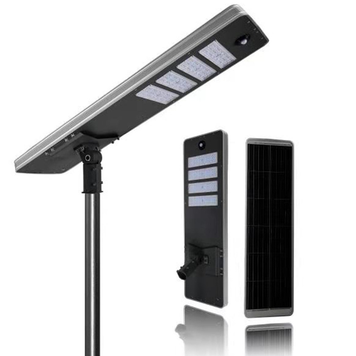 Outdoor all in one solar LED street light high power of 90w led solar street lights system with prices list