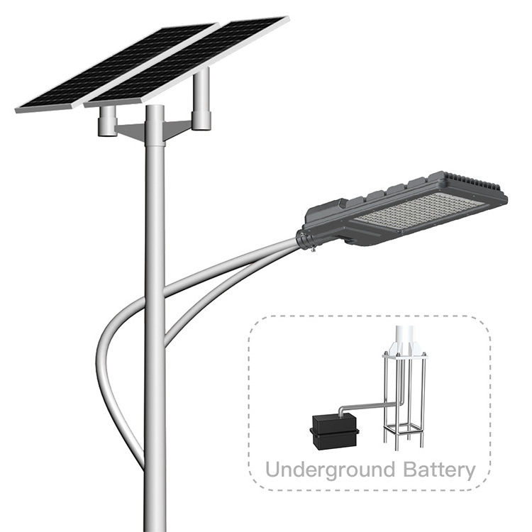 aluminum ip65 waterproof outdoor 60w 80w 100w 120w outdoor led solar street light