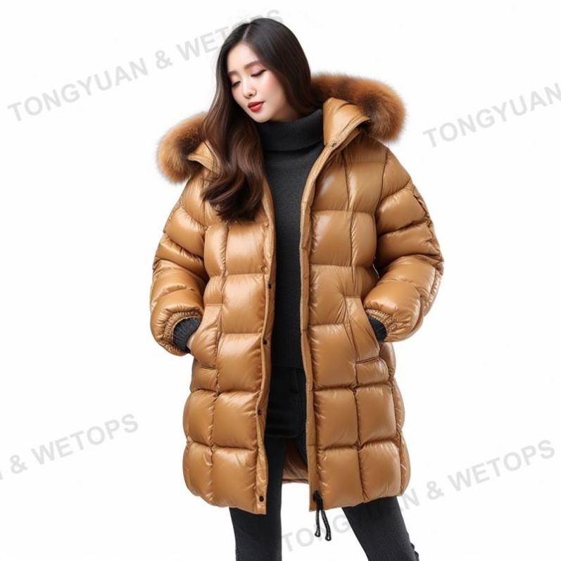 Plus Size Casacas De Cuero Mujer Invierno Abrigos Alpaca Ladies Trench Winter Clothes Down Coat Quilted Puffer Jacket Women