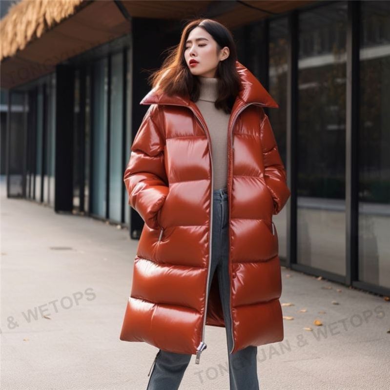 Plus Size Casacas De Cuero Mujer Invierno Abrigos Alpaca Ladies Trench Winter Clothes Down Coat Quilted Puffer Jacket Women