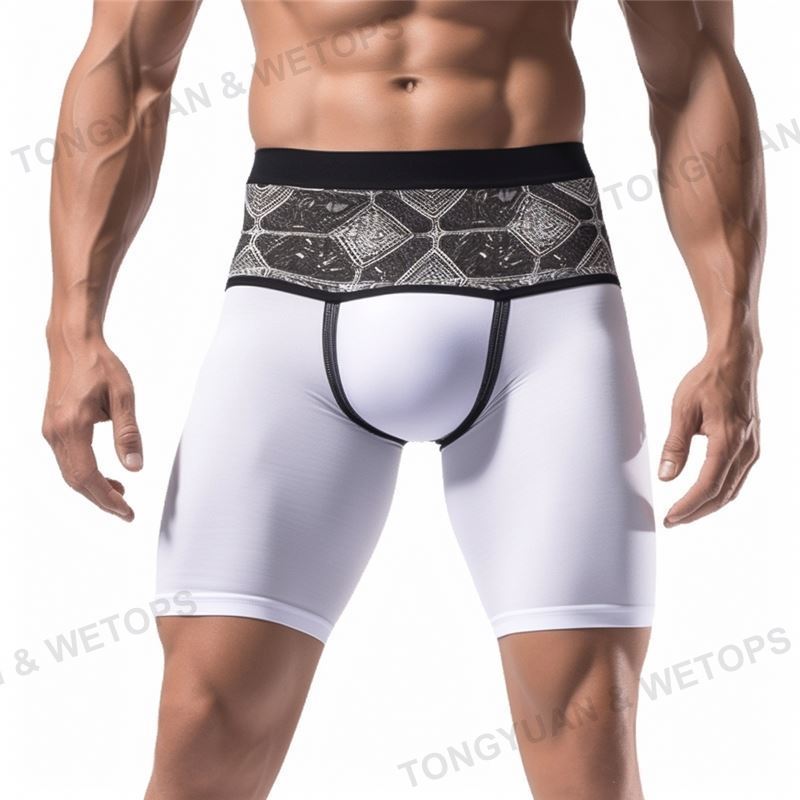 OEM Blank Open Front Boy Man Breathable Pump Custom Logo Cotton Polyester Fancy Underwear Men's Boxer Briefs Men Panty